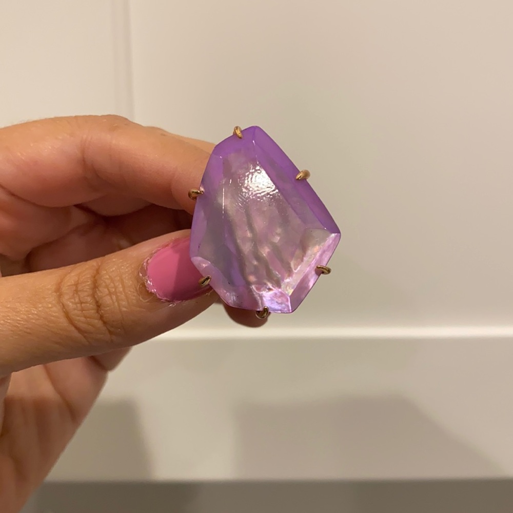 Purple Kendra Scott size 7 ring